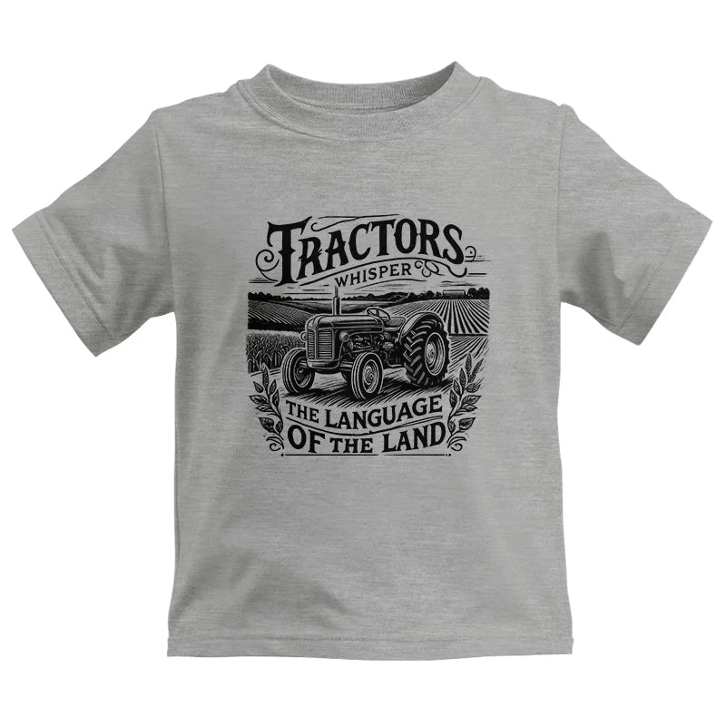 Tractors Whisper The Language Of The Land 1 - Kids Heavy Cotton™ Tee