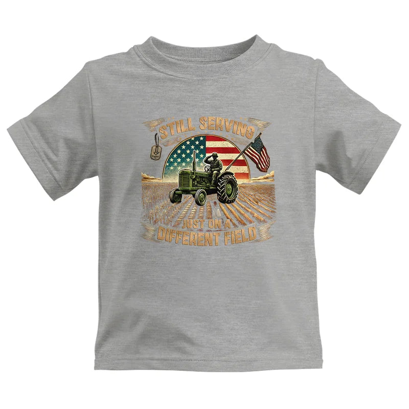 Image of Veteran Farmer Still Serving 8 - Kids Heavy Cotton™ Tee