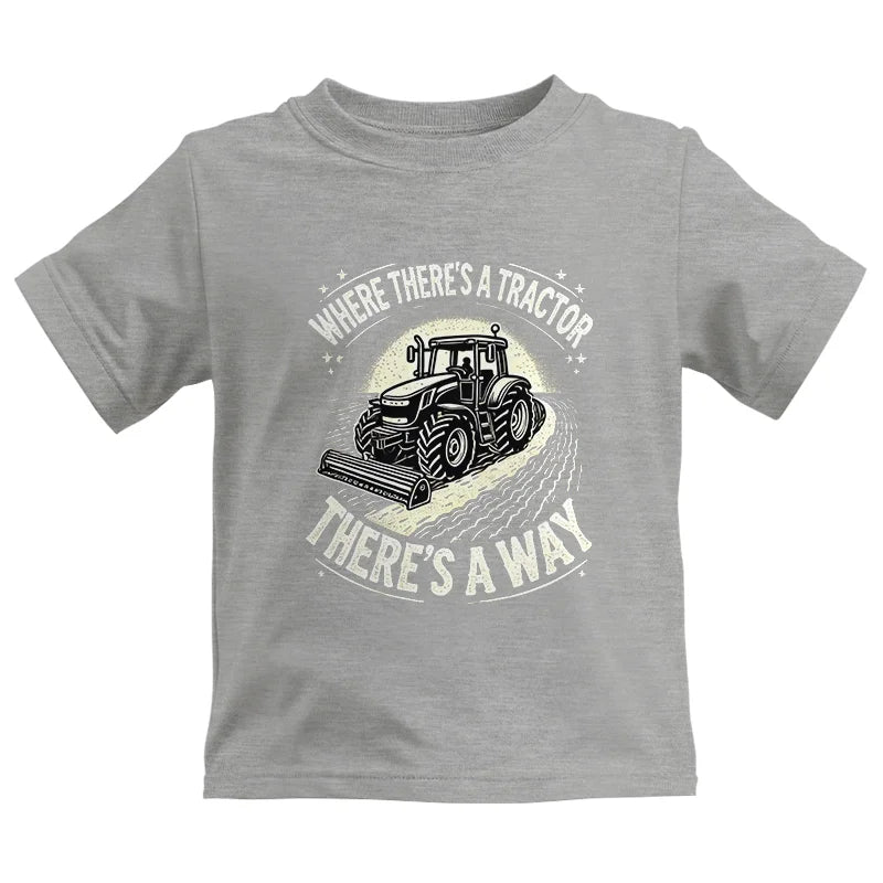 Where There's A Tractor There's A Way 1 - Kids Heavy Cotton™ Tee