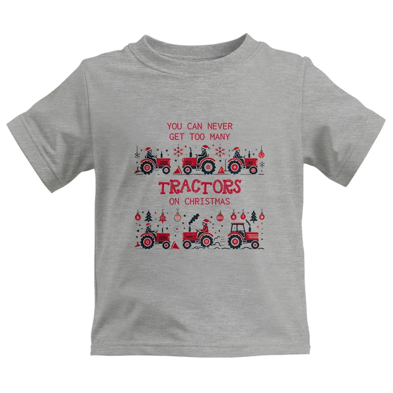 Image of You Can Never Get Too Many Tractors On Christmas 2 - Kids Heavy Cotton™ Tee