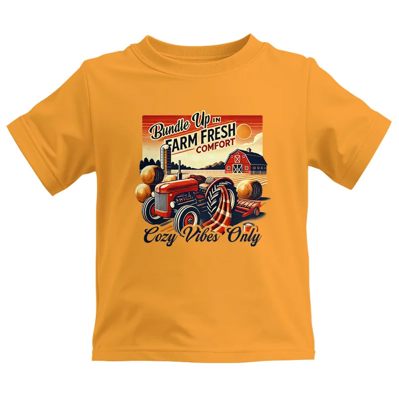 Bundle Up in Farm Fresh Comfort_Cozy Vibes Only 2 - Kids Heavy Cotton™ Tee