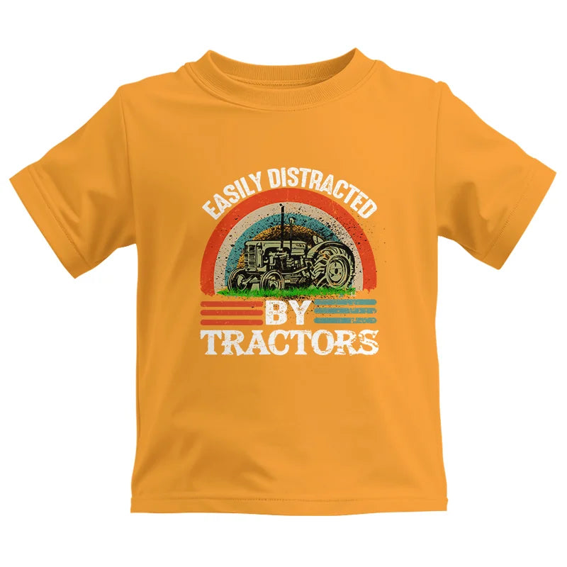 Easily Distracted By Tractors - Kids Heavy Cotton™ Tee