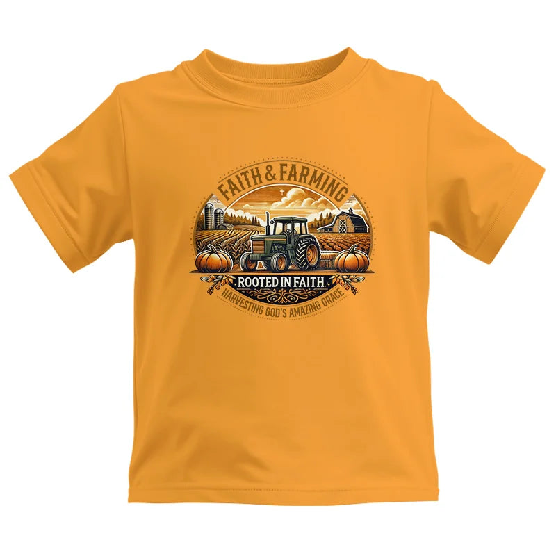 Image of Faith And Farming 1 - Kids Heavy Cotton™ Tee