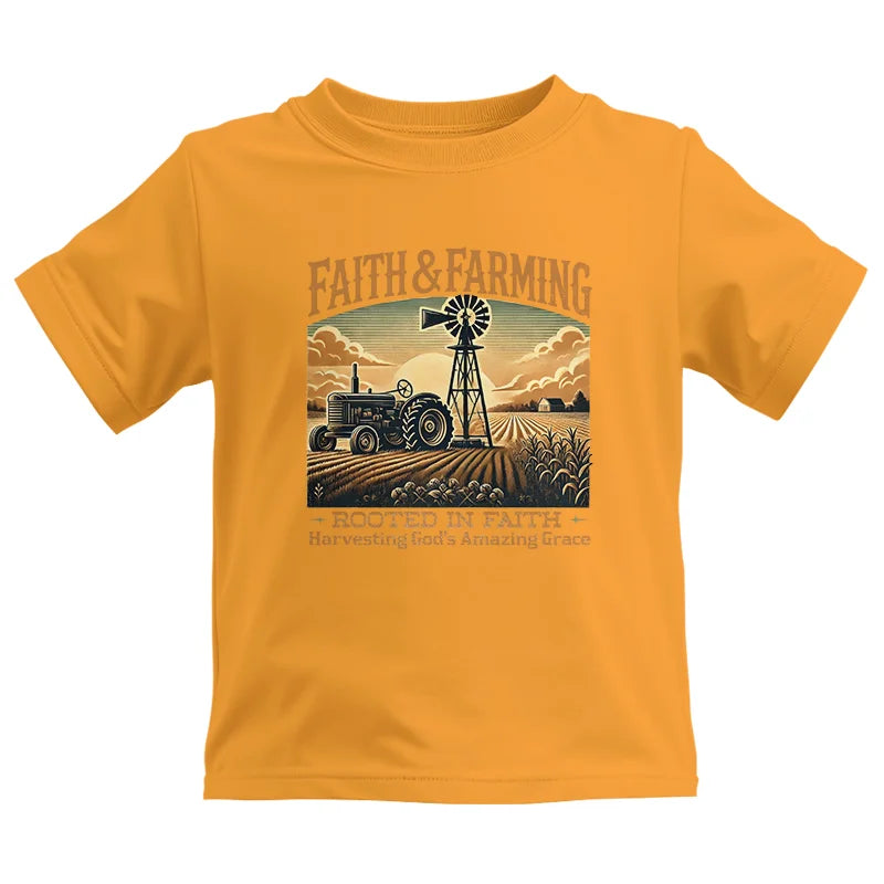 Faith And Farming 3 - Kids Heavy Cotton™ Tee