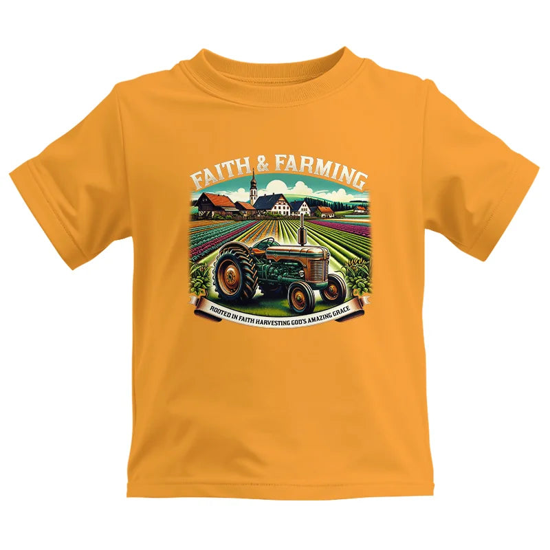 Image of Faith And Farming 4 - Kids Heavy Cotton™ Tee