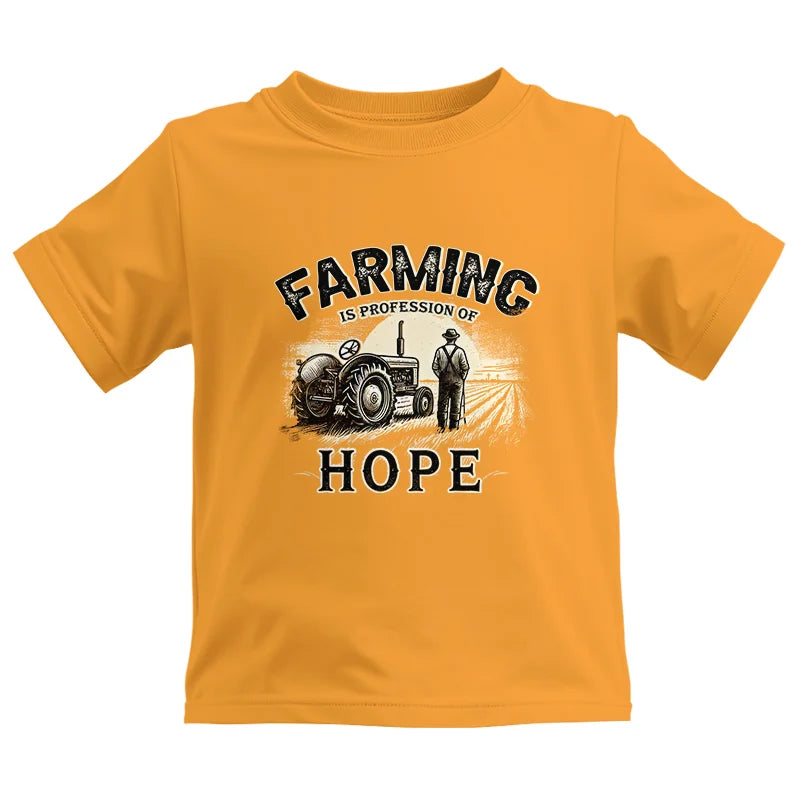 Image of Farming Is A Profession Of Hope 2 - Kids Heavy Cotton™ Tee