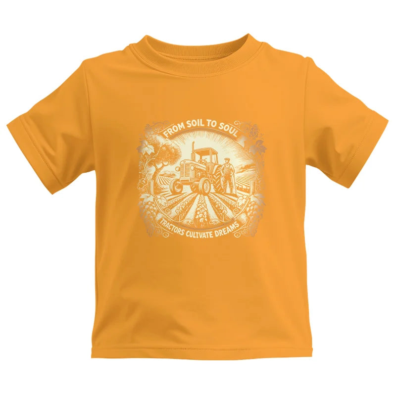 Image of From Soil To Soul_Tractors Cultivate Dreams 2 - Kids Heavy Cotton™ Tee