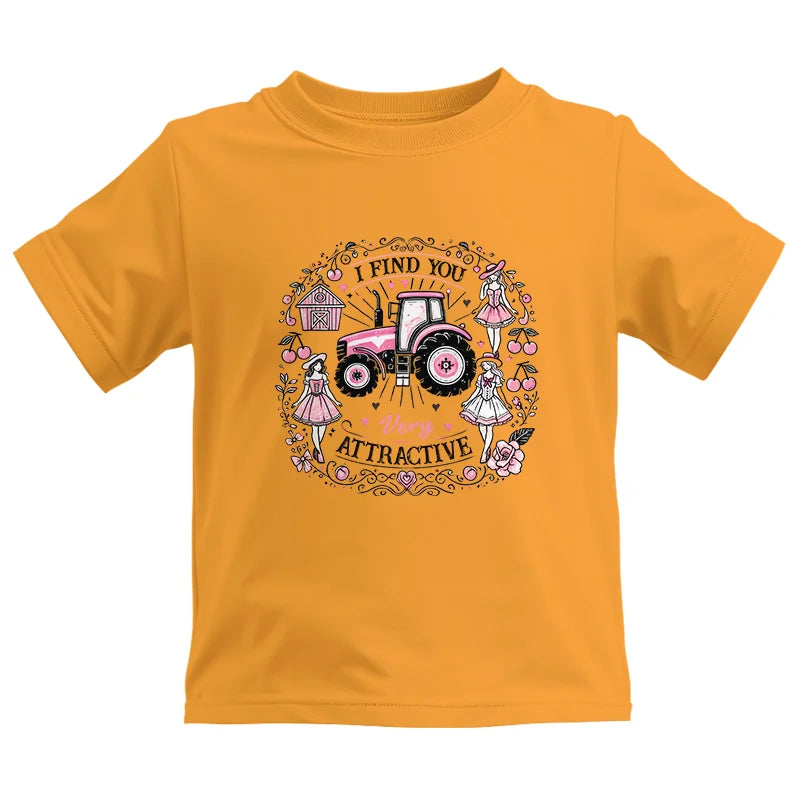 I Find You Very Attractive Pink Cherry - Kids Heavy Cotton™ Tee