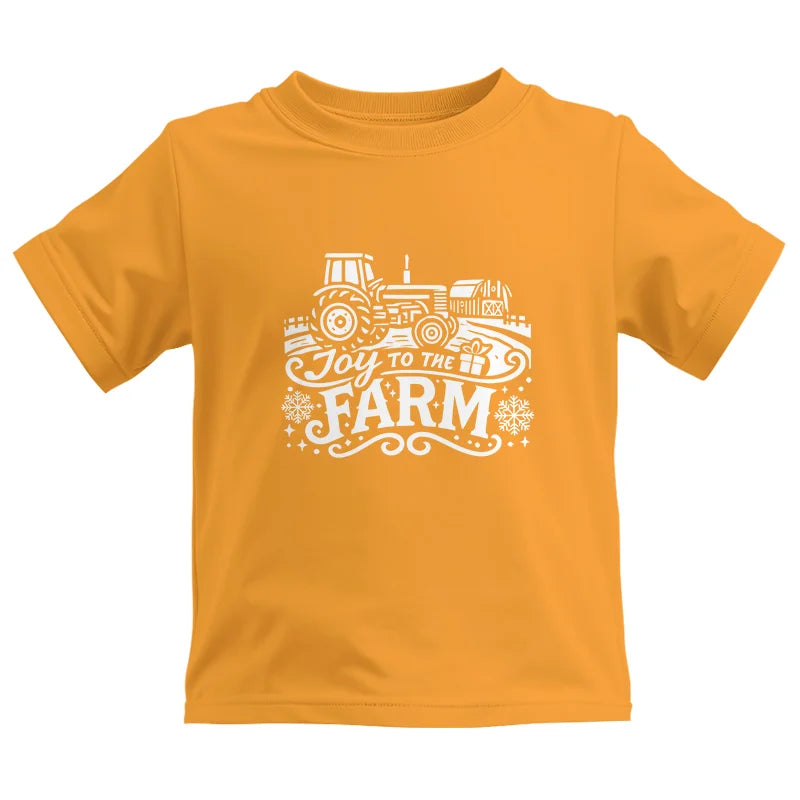 Joy To The Farm 1 - Kids Heavy Cotton™ Tee