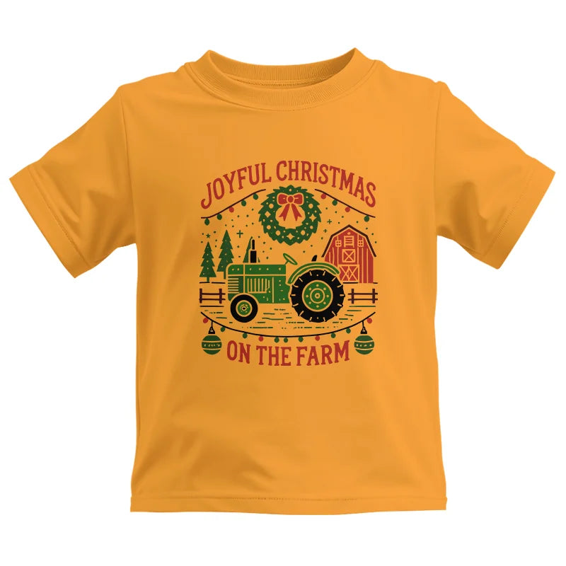 Joyful Christmas On The Farm 3 - Kids Heavy Cotton™ Tee