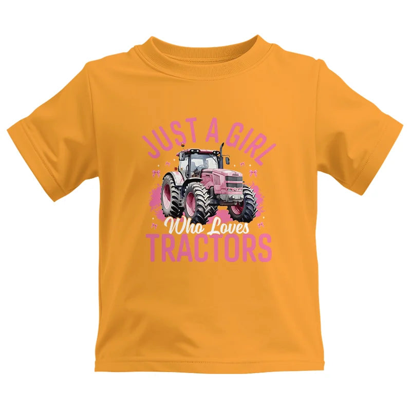 Just A Girl Who Loves Tractors 2 - Kids Heavy Cotton™ Tee