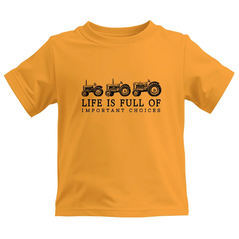 Life Is Full Of Important Choices 13 - Kids Heavy Cotton™ Tee