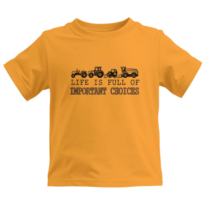 Image of Life Is Full Of Important Choices 14 - Kids Heavy Cotton™ Tee