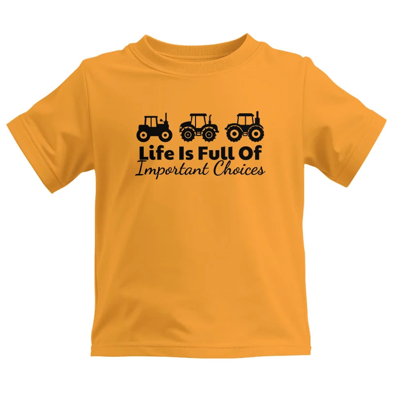 Image of Life Is Full Of Important Choices 19 - Kids Heavy Cotton™ Tee