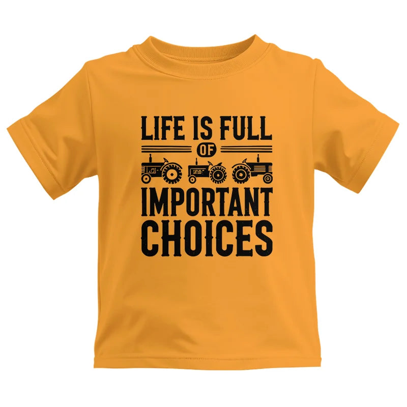 Life Is Full Of Important Choices 26 - Kids Heavy Cotton™ Tee