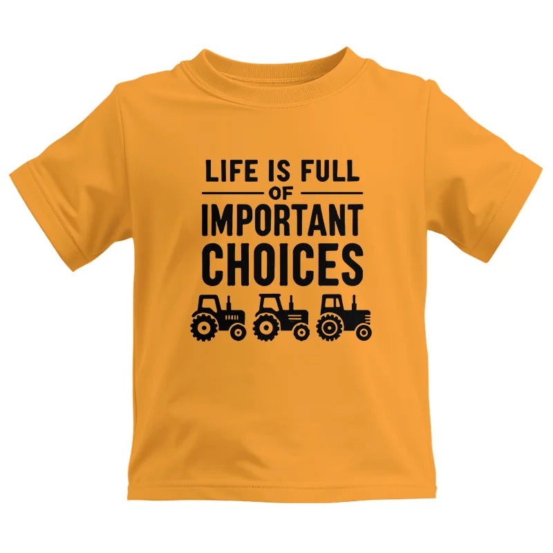 Image of Life Is Full Of Important Choices 27 - Kids Heavy Cotton™ Tee