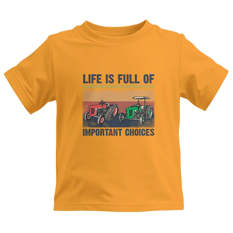 Image of Life Is Full Of Important Choices 37 - Kids Heavy Cotton™ Tee