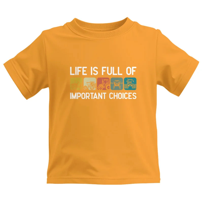 Life Is Full Of Important Choices 40 - Kids Heavy Cotton™ Tee