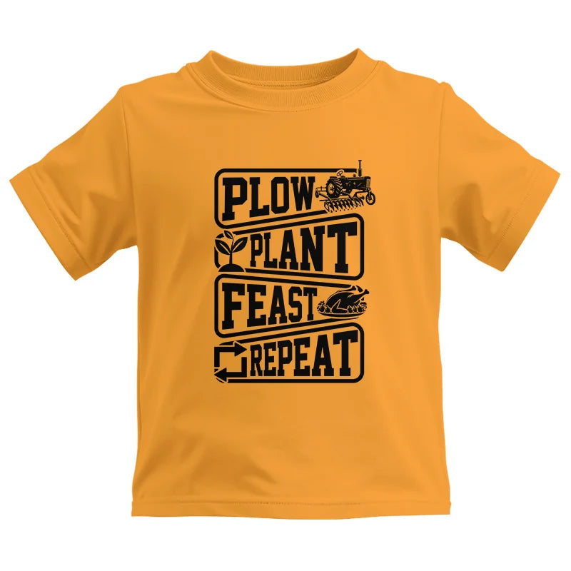 Plow Plant Feast Repeat 1 - Kids Heavy Cotton™ Tee