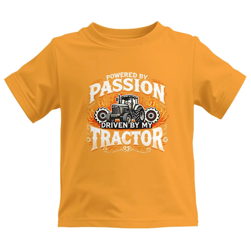 Powered By Passion Driven By My Tractor 1 - Kids Heavy Cotton™ Tee