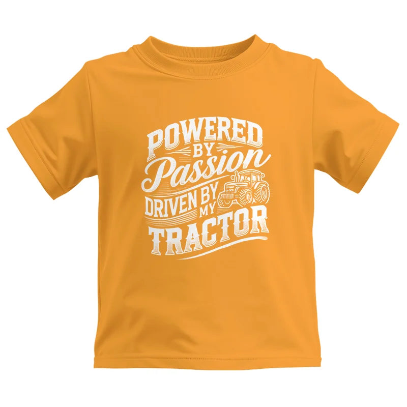 Powered By Passion Driven By My Tractor 2 - Kids Heavy Cotton™ Tee