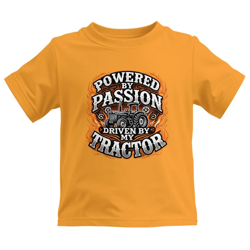 Powered By Passion Driven By My Tractor 5 - Kids Heavy Cotton™ Tee