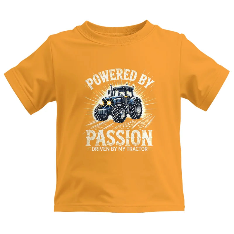 Powered By Passion Driven By My Tractor - Kids Heavy Cotton™ Tee