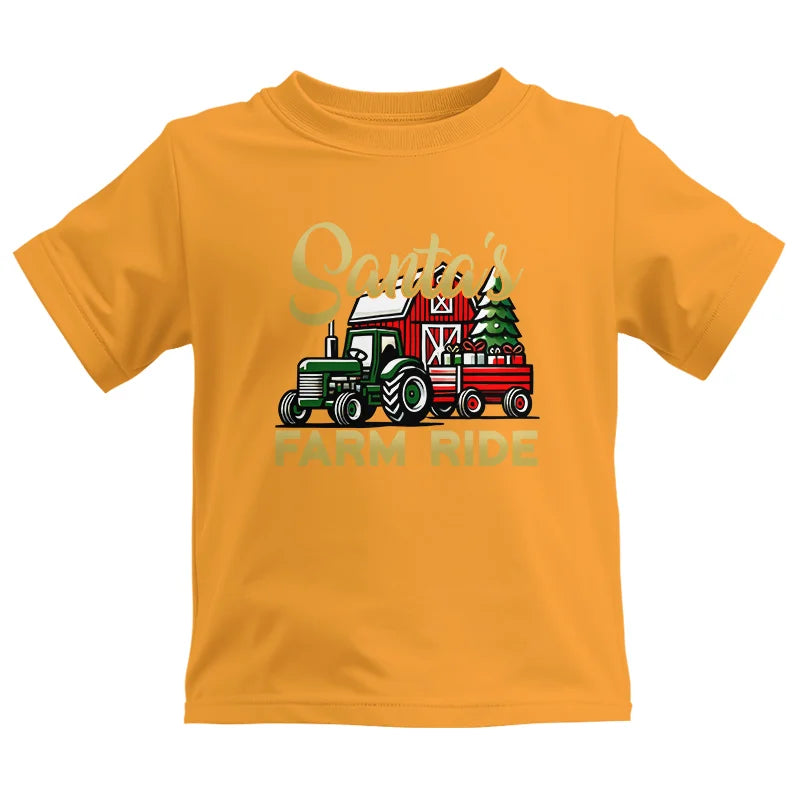 Image of Santa's Farm Ride 2 - Kids Heavy Cotton™ Tee