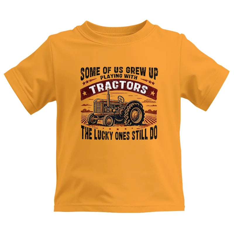 Some Of Us Grew Up Playing With Tractors 2 - Kids Heavy Cotton™ Tee