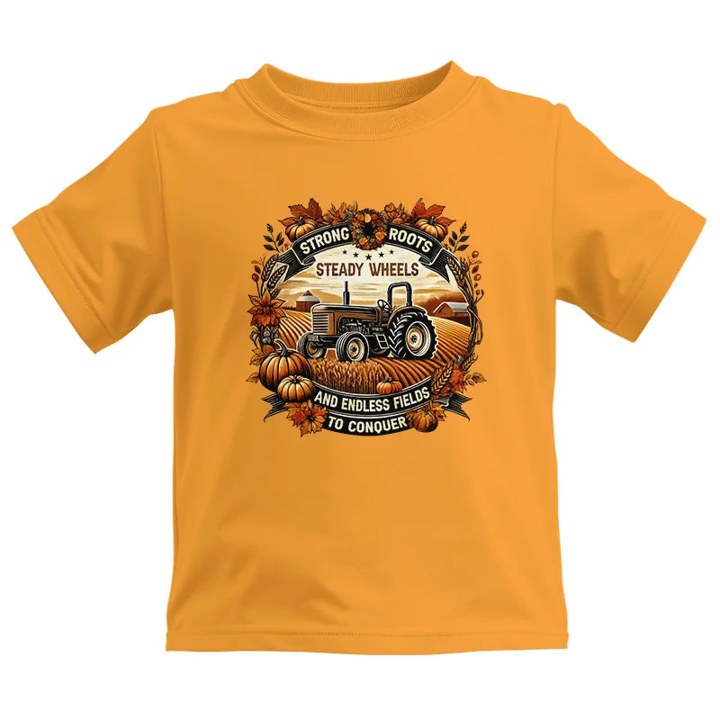 Image of Thanksgiving Farmer Endless Fields To Conquer 1 - Kids Heavy Cotton™ Tee