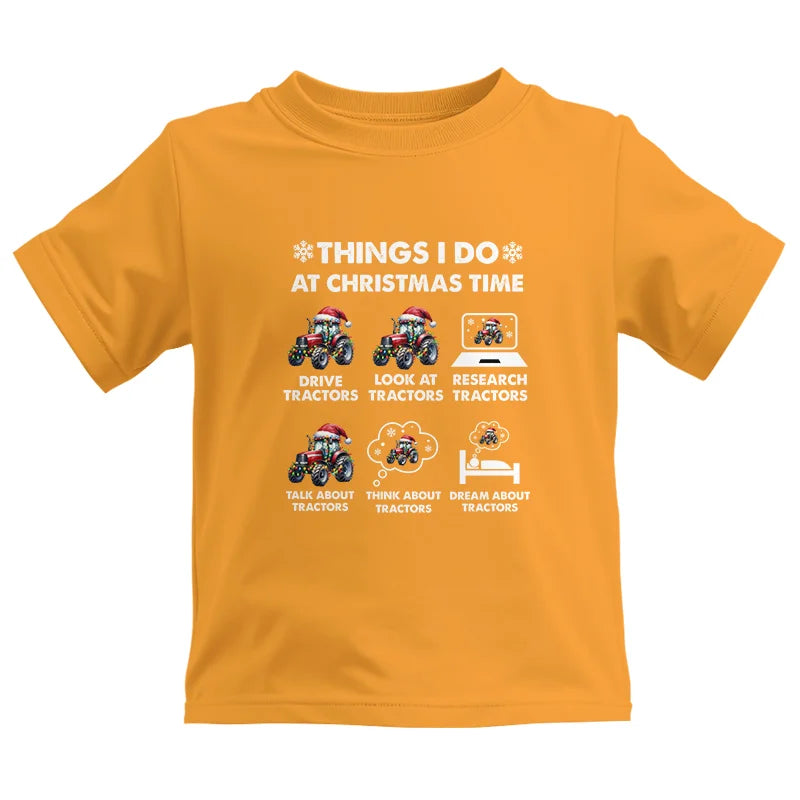 Image of Things I Do At Christmas Time - Kids Heavy Cotton™ Tee