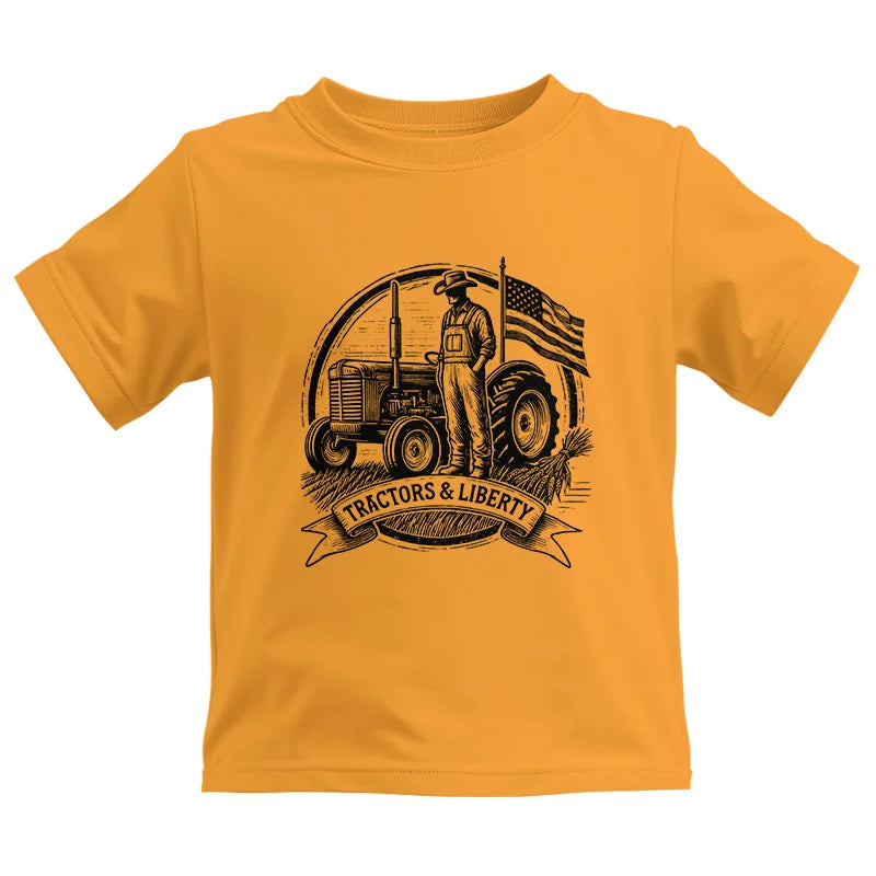 Tractors And Liberty - Kids Heavy Cotton™ Tee