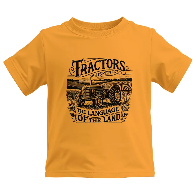 Tractors Whisper The Language Of The Land 1 - Kids Heavy Cotton™ Tee