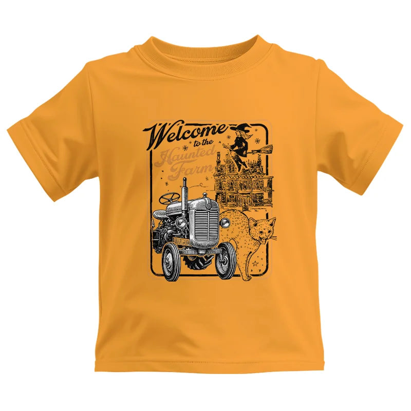 Welcome To The Haunted Farm 1 - Kids Heavy Cotton™ Tee