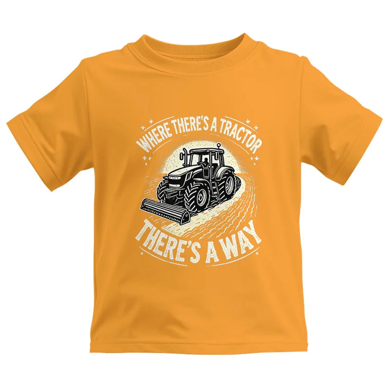 Where There's A Tractor There's A Way 1 - Kids Heavy Cotton™ Tee