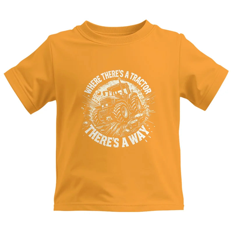 Image of Where There's A Tractor There's A Way 2 - Kids Heavy Cotton™ Tee