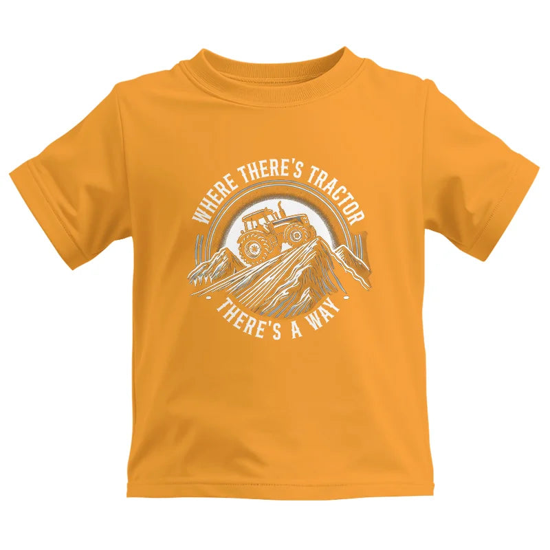 Image of Where There's A Tractor There's A Way 4 - Kids Heavy Cotton™ Tee