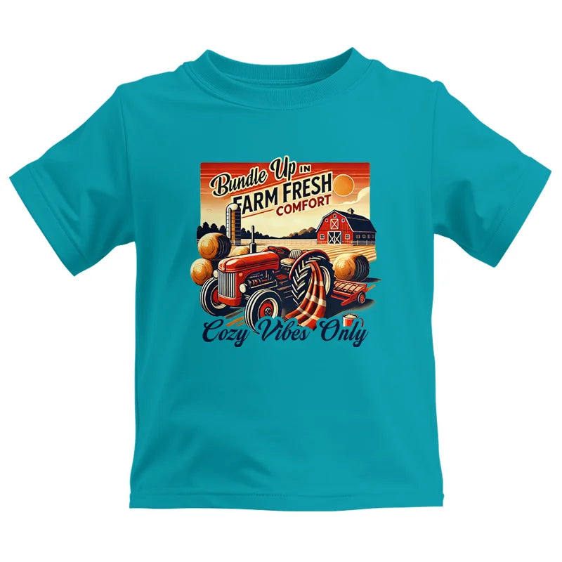 Bundle Up in Farm Fresh Comfort_Cozy Vibes Only 2 - Kids Heavy Cotton™ Tee