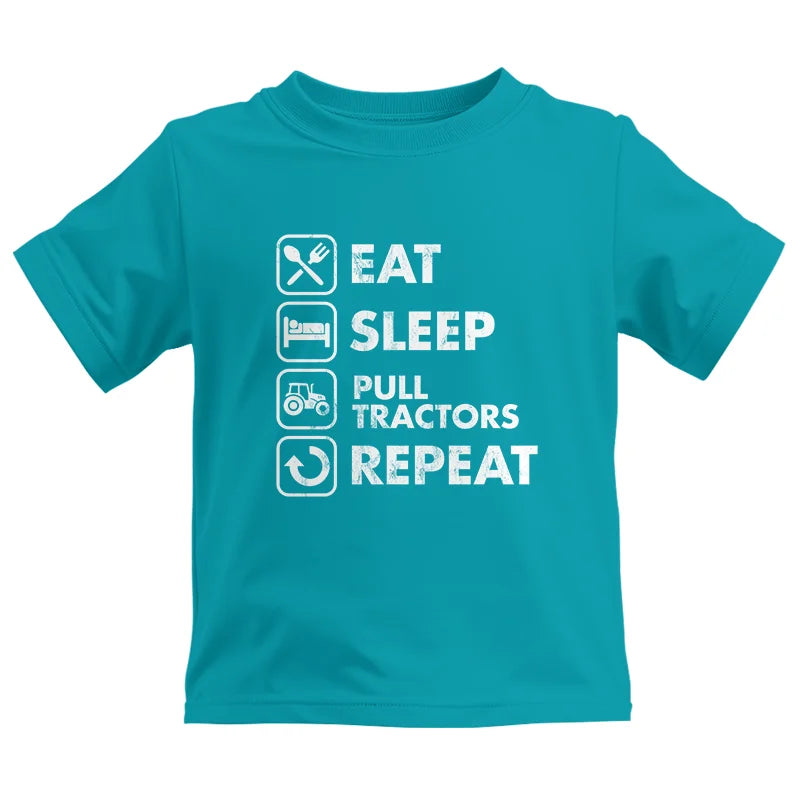 Eat Sleep Pull Tractors Repeat - Kids Heavy Cotton™ Tee