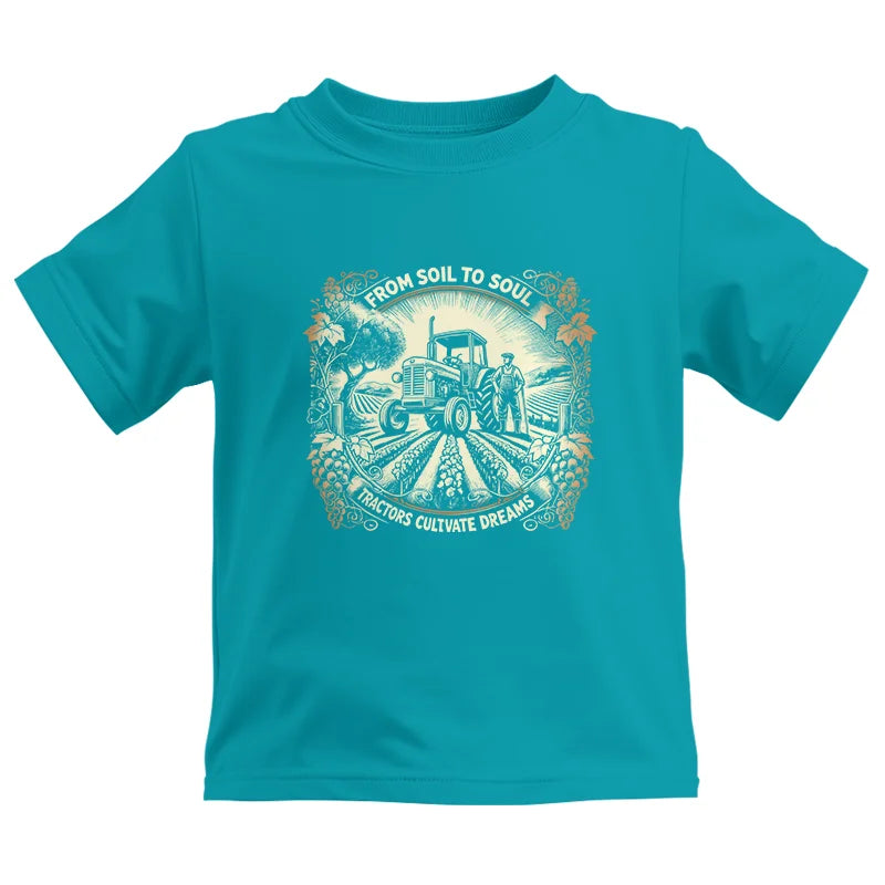 Image of From Soil To Soul_Tractors Cultivate Dreams 2 - Kids Heavy Cotton™ Tee