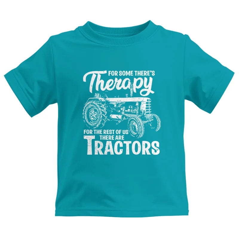 Funny Farmer Therapy Vintage Tractor Lover - Kids Heavy Cotton™ Tee