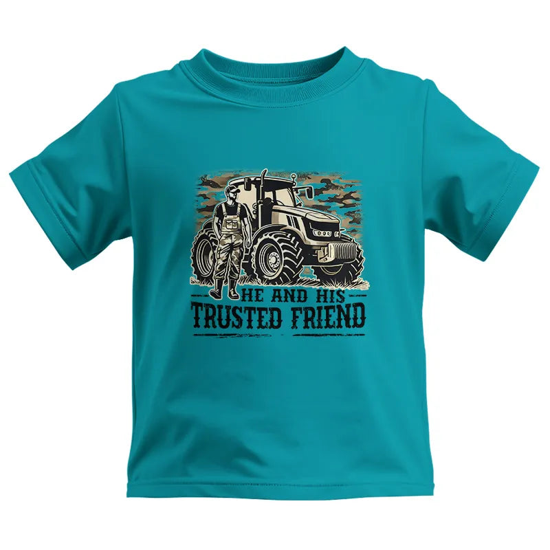 He and His Trusted Friend - Kids Heavy Cotton™ Tee