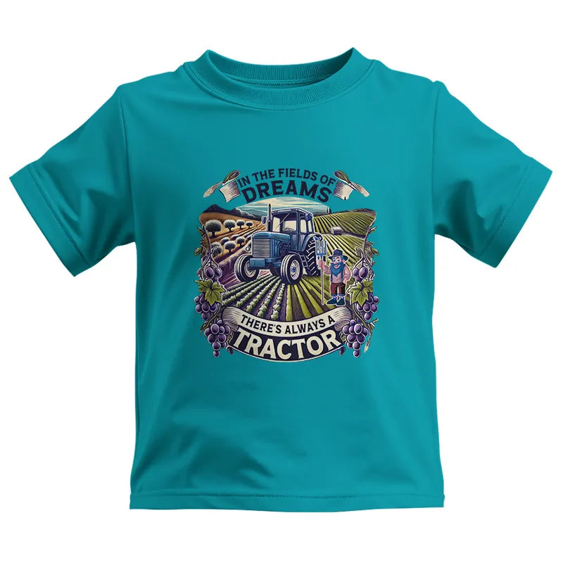 In The Fields Of Dreams There's Always A Tractor 1 - Kids Heavy Cotton™ Tee