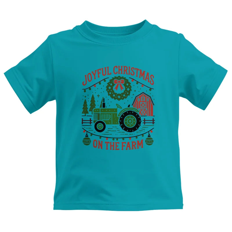 Joyful Christmas On The Farm 3 - Kids Heavy Cotton™ Tee