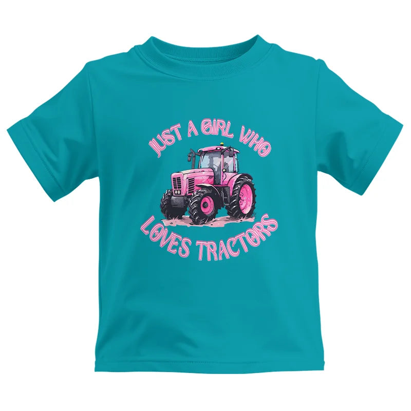 Image of Just A Girl Who Loves Tractors 1 - Kids Heavy Cotton™ Tee