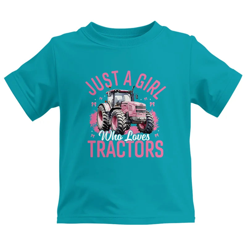 Just A Girl Who Loves Tractors 2 - Kids Heavy Cotton™ Tee