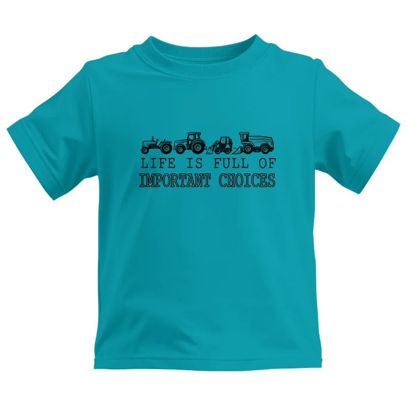 Life Is Full Of Important Choices 14 - Kids Heavy Cotton™ Tee