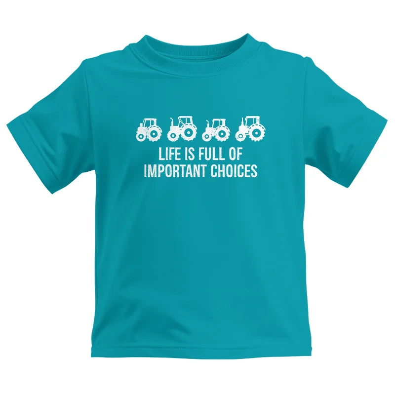 Image of Life Is Full Of Important Choices 18 - Kids Heavy Cotton™ Tee