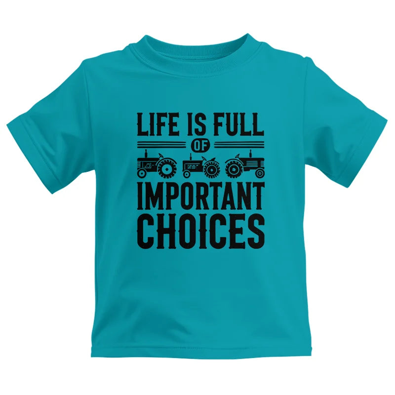 Life Is Full Of Important Choices 26 - Kids Heavy Cotton™ Tee