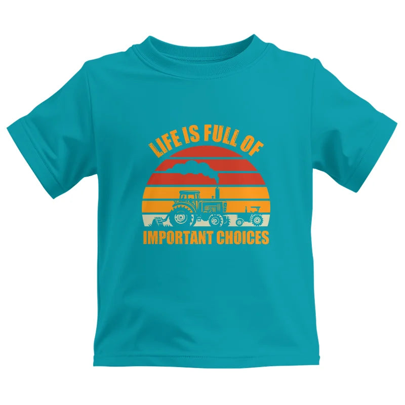 Image of Life Is Full Of Important Choices 32 - Kids Heavy Cotton™ Tee